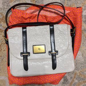 Tory Burch Steffi Crossbody Leather Bag Fossil